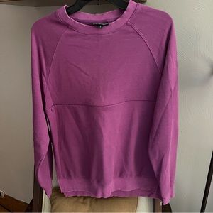 Nursing Queen Oversized Nursing Sweatshirt With Side Slits - Small / Mulberry